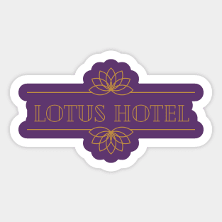 Lotus Hotel Sticker